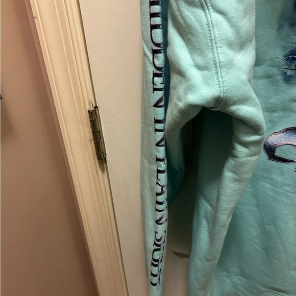 Cloak Merch Hidden In Plain Sight Skull Turquoise Hooded Sweatshirt Sz Xl NWOT!! - Picture 9 of 9